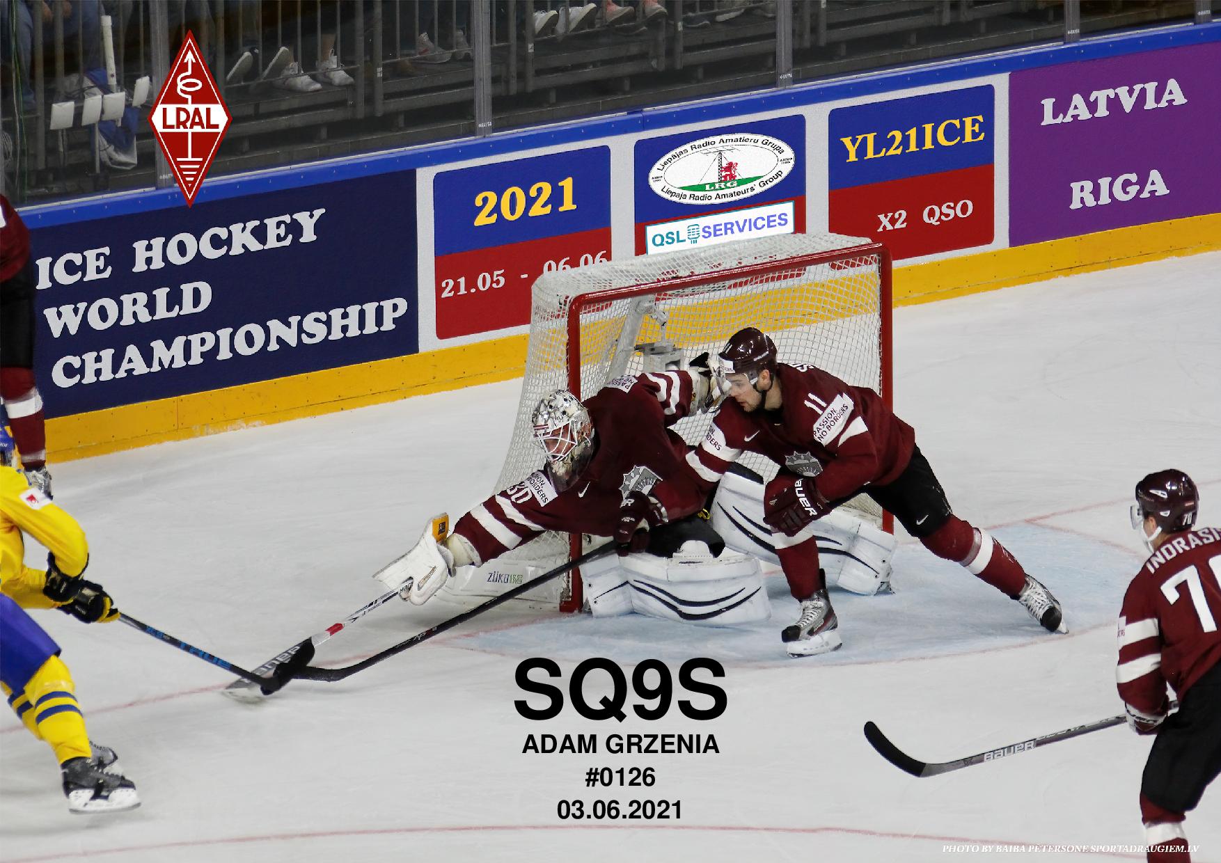 Ice Hockey World Championships 2021 SQ9S Adam